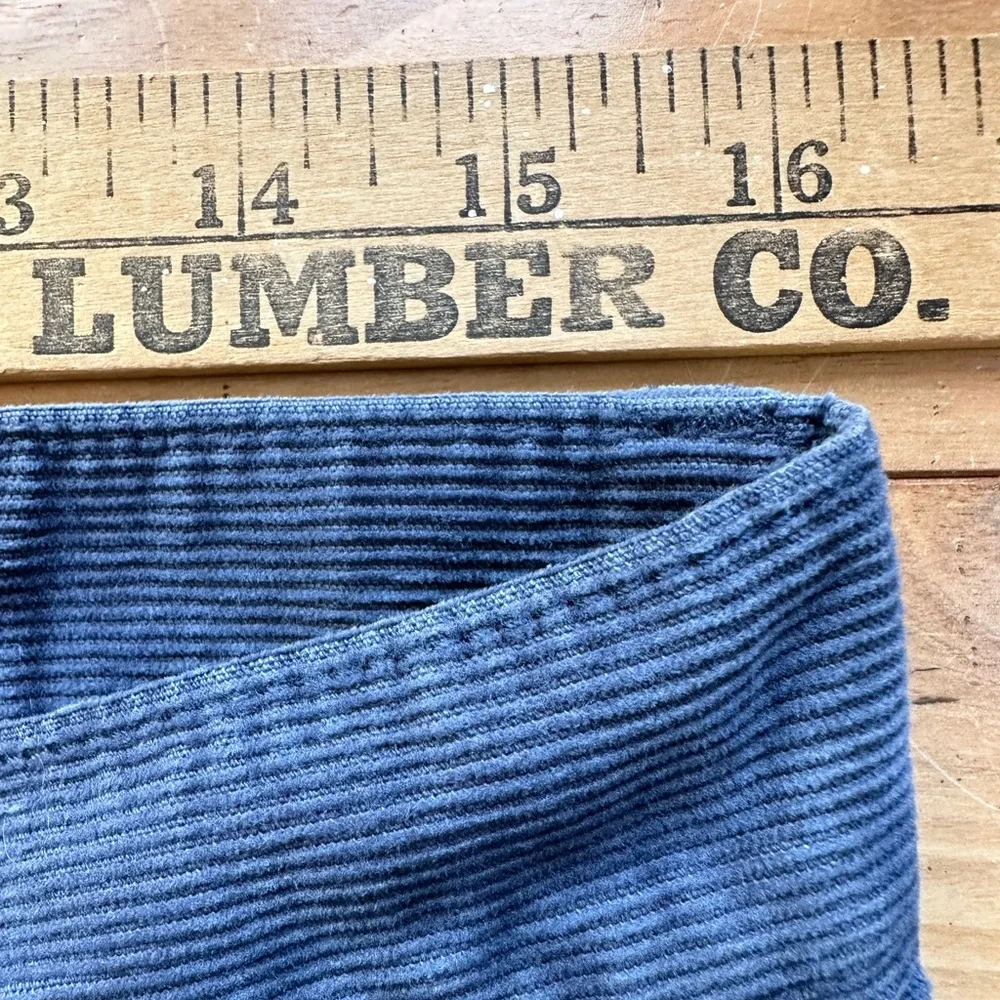 J Crew 484 Pants Mens 32x34 Blue Slim Straight Corduroy‎ Chino Grunge Hipster